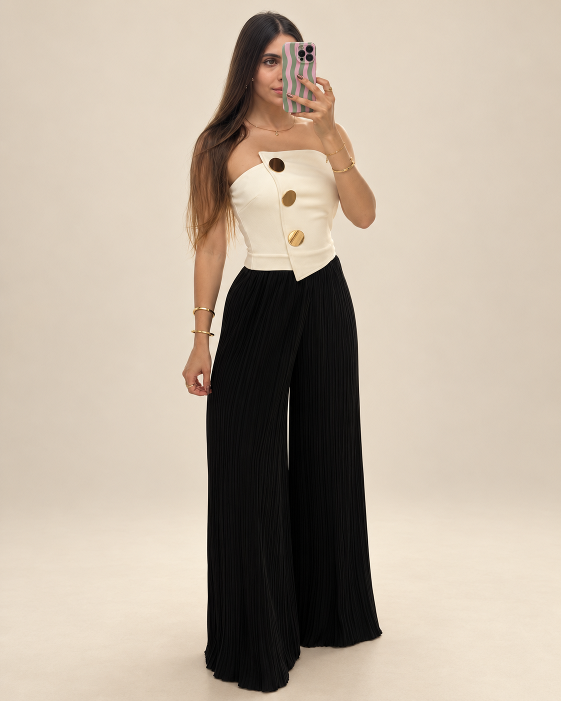 Monaco Pleated Jumpsuit