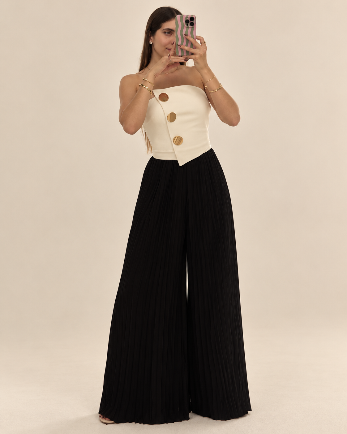 Monaco Pleated Jumpsuit